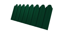 Профнастил С10A фигурный 0.45 Drap RAL 6005 зеленый мох