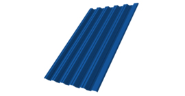 Профнастил НС35 R 0.45 PE RAL 5005 сигнальный синий