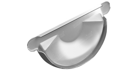 Заглушка торцевая универсальная Grand Line PU 125 мм RAL 9003 сигнальный белый