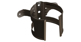 Кронштейн трубы Grand Line PU на дерево 100мм RR 32 темно-коричневый