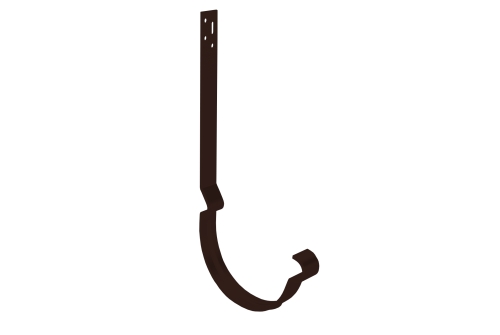 Крюк длинный полоса Grand Line PU 150 мм RAL 8017 шоколад