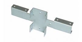 Х Кронштейн для забора 40x60 Zn