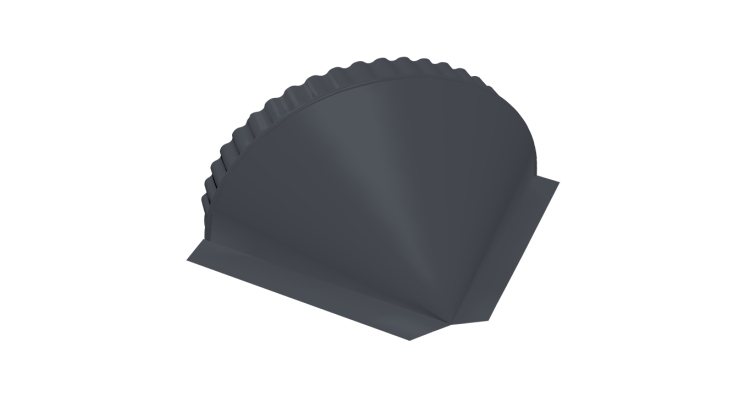 Заглушка малая конусная 0,5 Atlas X RAL 7024 мокрый асфальт