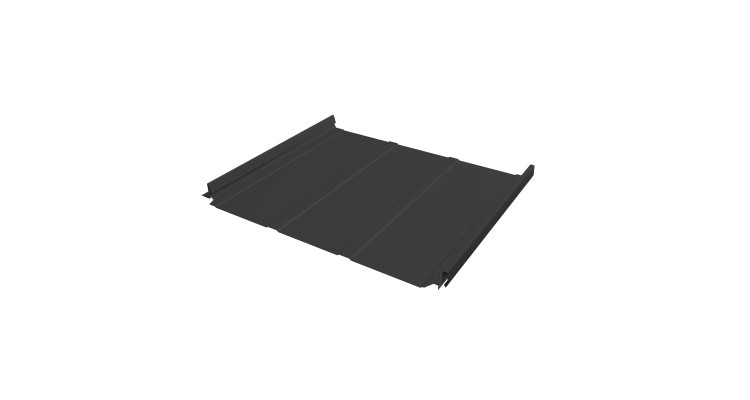 Кликфальц Pro Line Grand Line 0,5 Satin Matt с пленкой на замках RAL 7016 антрацитово-серый