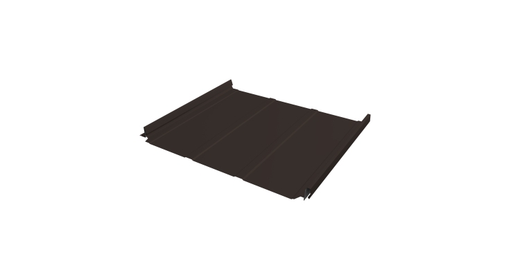 Кликфальц Pro Line Grand Line 0,5 Rooftop Бархат с пленкой на замках RR 32 темно-коричневый