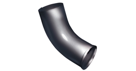 Колено стока Grand Line PU 100 мм RAL 7024 мокрый асфальт