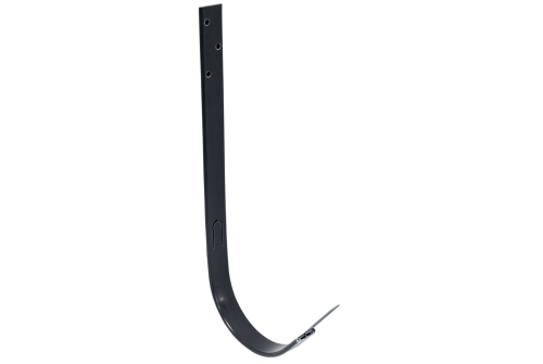 Крюк длинный Grand Line PU 150 мм RAL 7024 мокрый асфальт