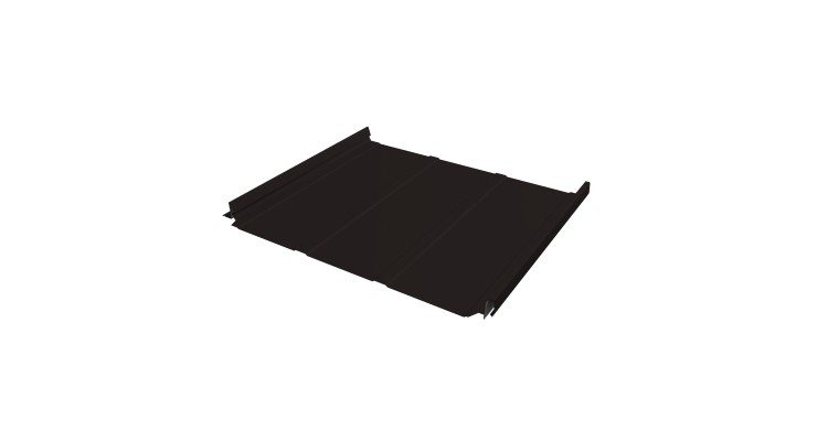 Кликфальц Pro Line Grand Line 0,5 Drap TX с пленкой на замках RAL 9005 черный