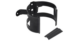 Кронштейн трубы на дерево 90 мм PU Мatt RAL 9005 черный