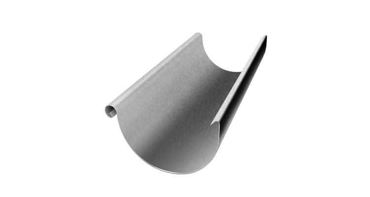 Желоб полукруглый GL ZN 125 мм 3 м Zn цинк