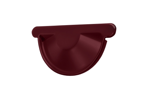 Заглушка торцевая универсальная GL PE 125 мм RAL 3005 красное вино