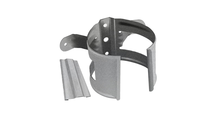 Кронштейн трубы на дерево GL ZN 90 мм Zn цинк