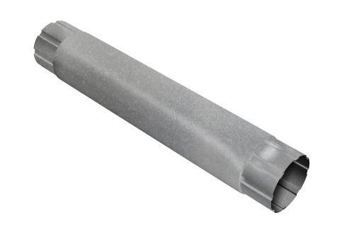 Труба круглая соединительная GL ZN 90 мм 1 м Zn цинк