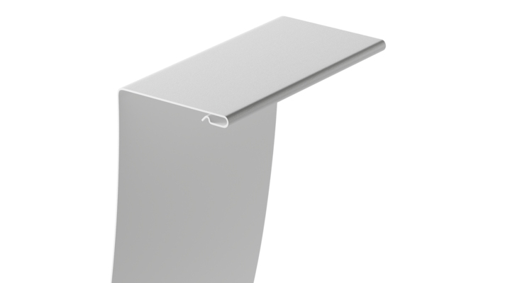 Универсальный околооконный профиль 89/254 мм, 3 м Пломбир