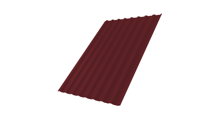 Профнастил С20В Дачный 0,3 PE RAL 3005 красное вино