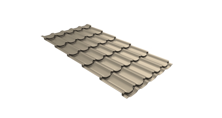 Профиль волновой квинта плюс 0,45 Drap TX RAL 1015 светлая слоновая кость