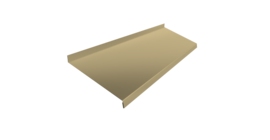 Отлив простой 250 0,45 PE с пленкой RAL 1014 слоновая кость (3м)