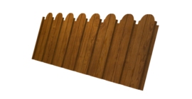 Профнастил С10B фигурный 0.45 Print-Double Elite Golden Wood