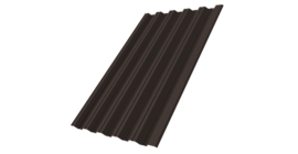 Профнастил НС35R 0,45 Drap-double TX RR 32 темно-коричневый