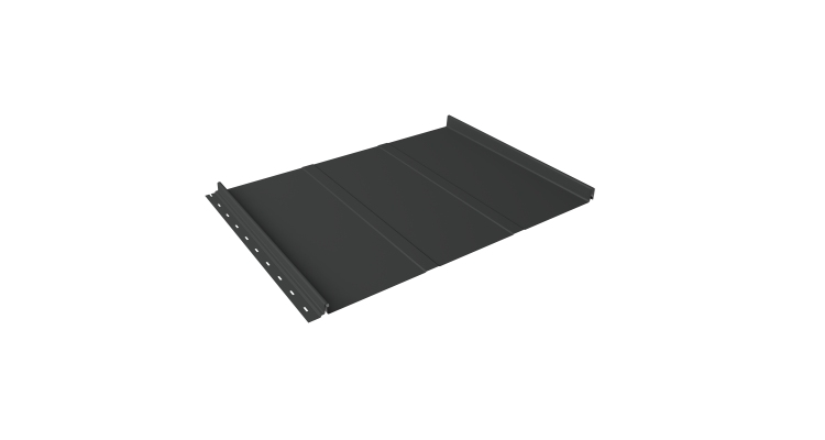 Кликфальц Line Grand Line 0.5 Drap с пленкой на замках RAL 7016 антрацитово-серый