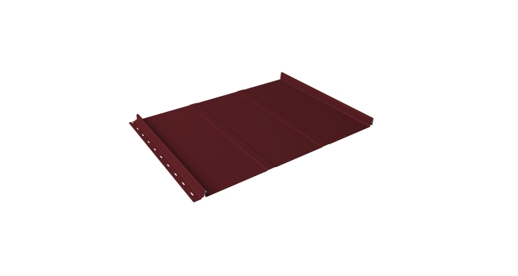 Кликфальц Line Grand Line 0.45 Drap TR с пленкой на замках RAL 3005 красное вино