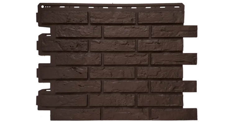 Панель Кирпич рижский (Коричневый) ЭКО АП 710*560 мм (уп-ка 20 шт.)