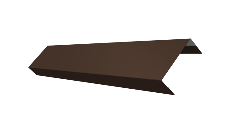 Ламель лицевая 50 забора жалюзи Texas 0.5 Atlas X с пленкой RAL 8017 шоколад