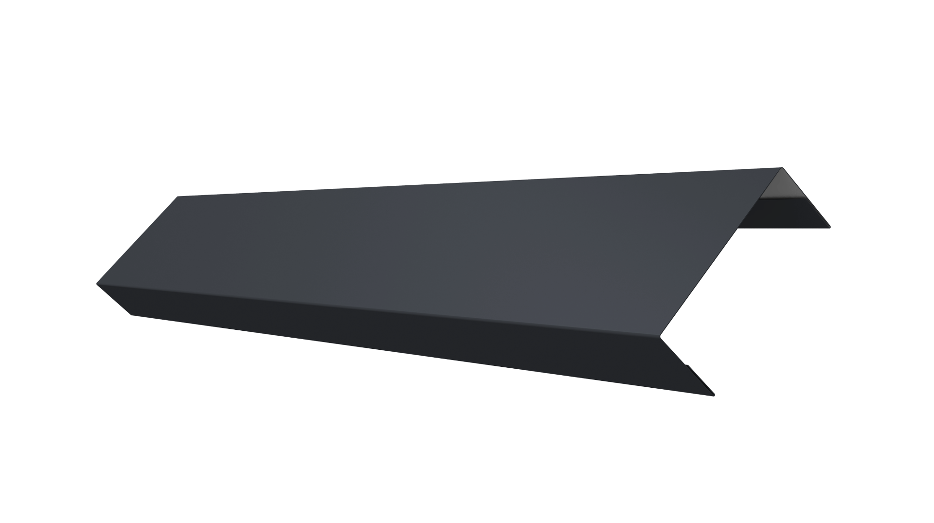 Ламель обратная 50 забора жалюзи Texas 0.45 PE с пленкой RAL 7024 мокрый асфальт