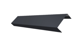 Ламель обратная 50 забора жалюзи Texas 0.45 Drap ST с пленкой RAL 7024 мокрый асфальт