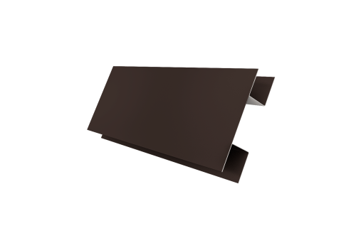 Планка H-образная Экобрус 0,45 Drap TX RR 32 темно-коричневый (2м)