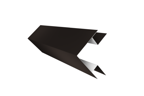 Планка угла внешнего сложного Экобрус Grand Line 0,5 Drap TX RR 32 темно-коричневый (2м)