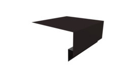 Планка околооконная сложная Экобрус Grand Line 250х75х25 0,45 Drap TR RAL 9005 черный (3м)