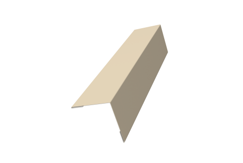 Угол внешний 50х50 0,5 Satin с пленкой RAL 1015 светлая слоновая кость (2м)