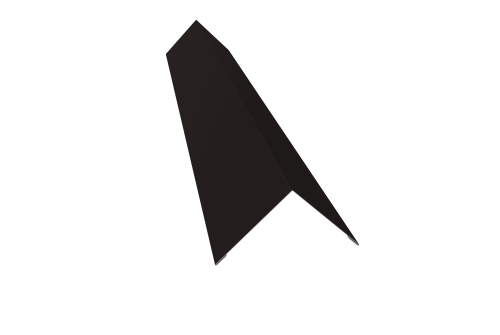 Угол внешний 110х110 0,45 Drap TX RAL 9005 черный (3м)