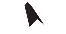 Угол внешний 110х110 0,5 Satin Matt RAL 9005 черный (3м)