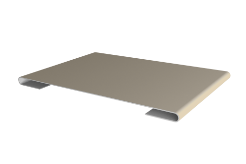 Планка стыковочная 0,45 Drap TX RAL 1015 светлая слоновая кость (3м)