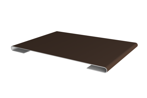 Планка стыковочная 0,45 Drap TX RAL 8017 шоколад (3м)