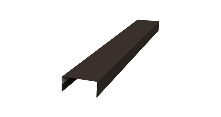 Крышка 30х15 жалюзи Texas 0,5 Satin RR 32 темно-коричневый (3м)