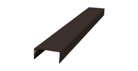 Крышка 30х15 жалюзи Texas 0,5 Satin Matt RR 32 темно-коричневый (3м)
