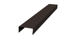 Крышка 45х20 жалюзи Texas 0,5 Atlas X RR 32 темно-коричневый (2м)