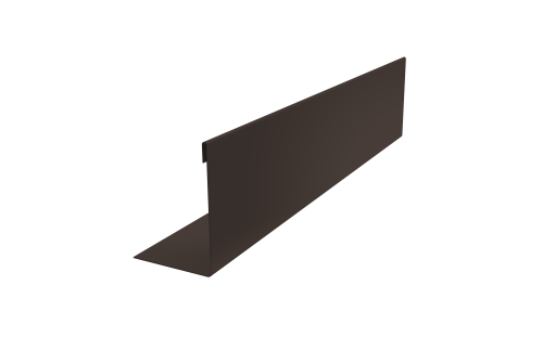 Нащельник 150 Texas 25х35 0,45 PE-Double RR 32 темно-коричневый (L1,8)