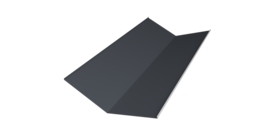 Планка ендовы нижней 300х300 0,45 Drap ST RAL 7024 мокрый асфальт (3м)