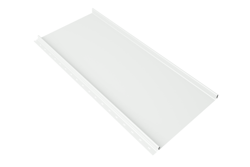 Кликфальц mini Grand Line 0,5 PE с пленкой на замках RAL 9003 сигнальный белый