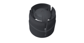 Колпак Krovent Hupcap 110 new серый