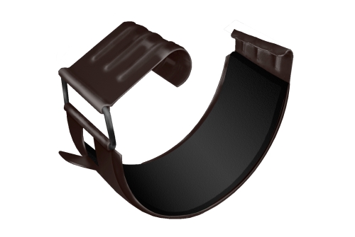 Соединитель желоба GL PE Matt 125 мм RR 32 темно-коричневый