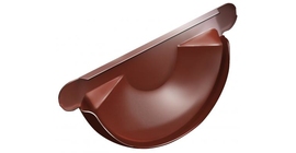 Заглушка торцевая универсальная Grand Line PU 125 мм RAL 8004 терракота